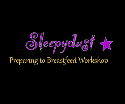 preparing to breastfeed text
